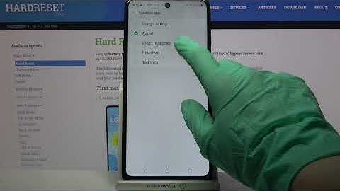 How to Change Vibration Pattern in LG K62 Plus – Customize Vibration