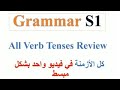 Grammar s1 all  verb tenese review            