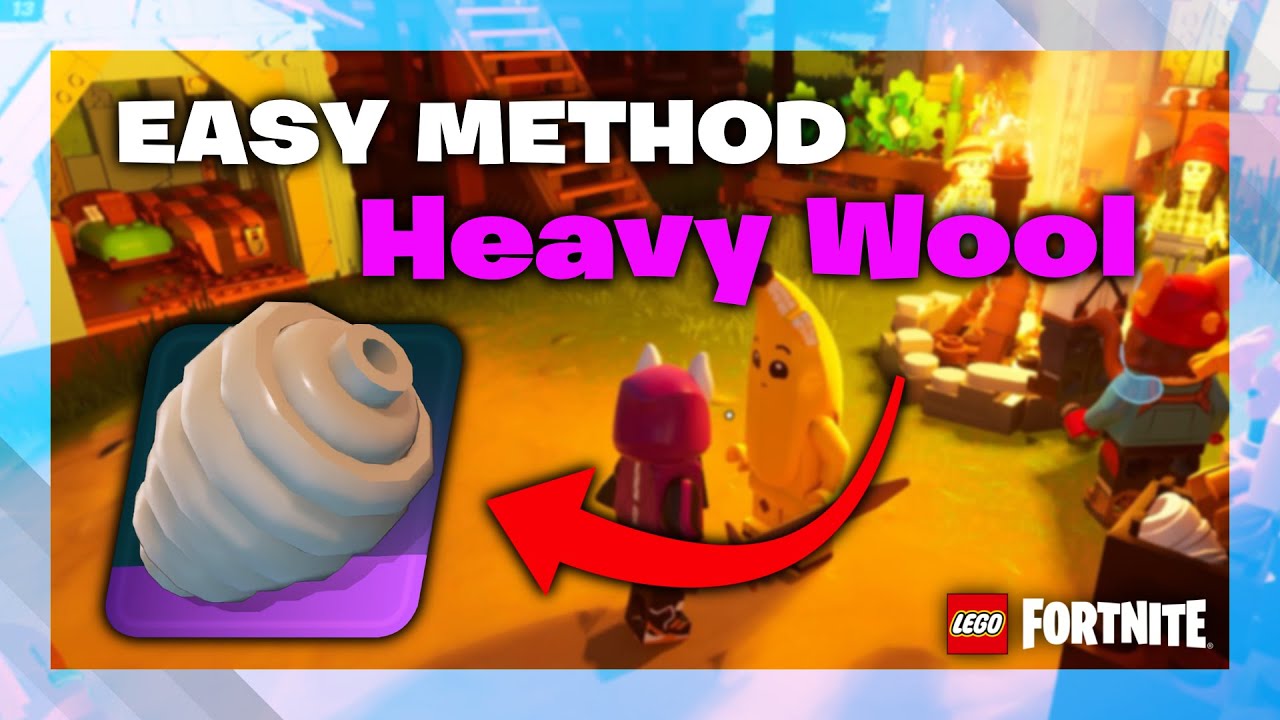 EASY METHOD for Heavy Wool & Thread in LEGO Fortnite Everything You