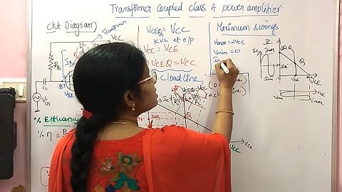 Class A Transformer Coupled Power Amplifier