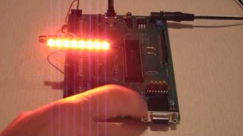 ECE376 - PIC Board controlling a NeoPixel