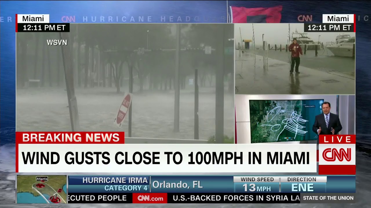 Storm surge overflows Miami streets