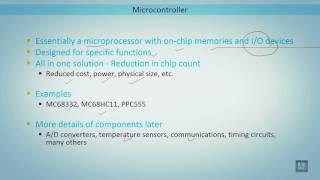 Celebrity Microprocessor based Systems | C7 - L2 | Microcontroller Profile