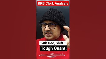 IBPS RRB Clerk Prelims 2025 | 14 Dec Shift 1 Analysis 🔥 Good Attempts + Expected Cut-Off | Amar Sir