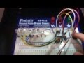 AtTiny 85 + shift register AtTiny 85 + shift register