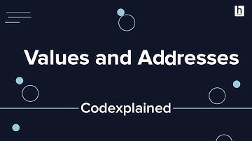Values and Addresses of a Variable Explained