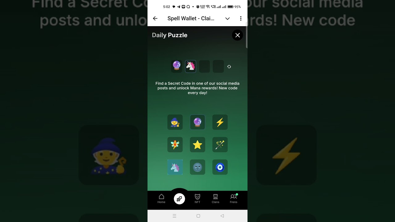 Spell wallet daily combo code 27 September | Spell Wallet 2024