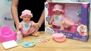 Little Darlings 18 Drink N Wet Playset