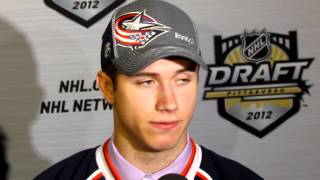 2nd pick Ryan Murray after being selected by the Columbus Blue Jackets at 2012 NHL Draft