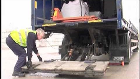 Demo of Gravel & Aggregates Delivery by Pallet