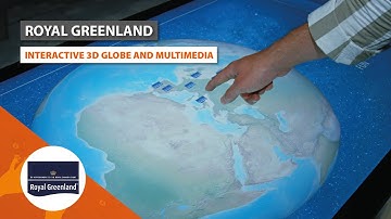 Interactive 3D-Globe for Royal Greenland
