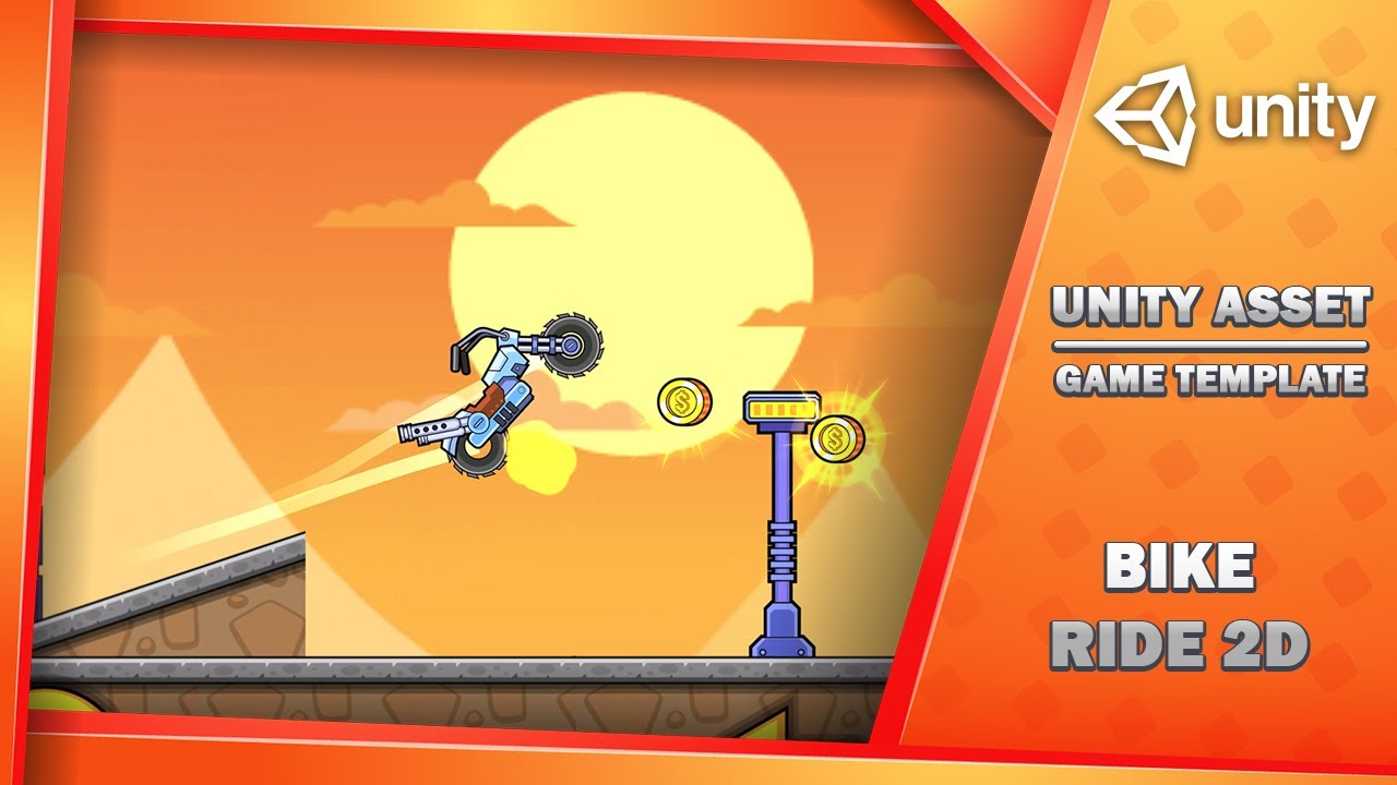 Bike Ride 2D - Game Template, video preview 12