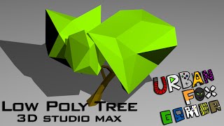 Low poly tree (speed modeling) 3ds max