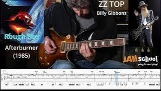 ZZ Top Rough Boy Guitar Solo Billy Gibbons With TAB