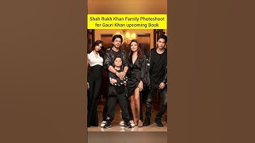 Shah Rukh Khan family portrait Photo | Aryan Khan | Suhana Khan | Gauri Khan | AbRam Khan #shahrukh