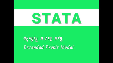 STATA를 활용한 회귀분석 - (78) 확장된 프로빗 모형(Extended Probit Model)