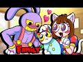 Love story   pomni  jax but cat family  the amazing digital circus animation best compilation