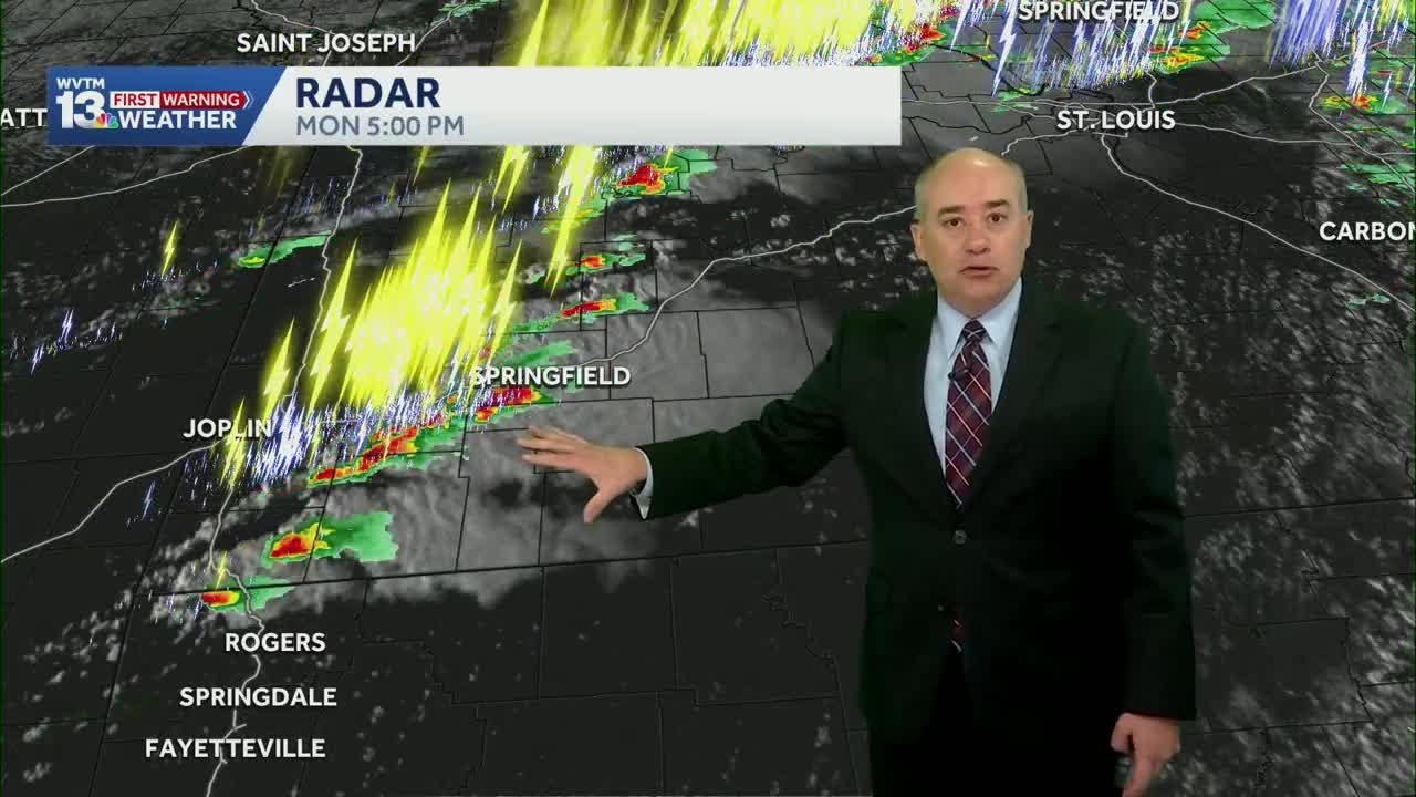 Tracking storms, severe threat in Alabama's weather forecast for ...