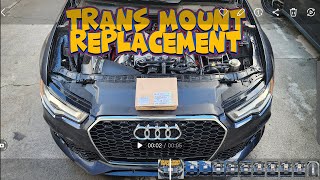 C7 Audi A6 3.0T Transmission Mount Replacement