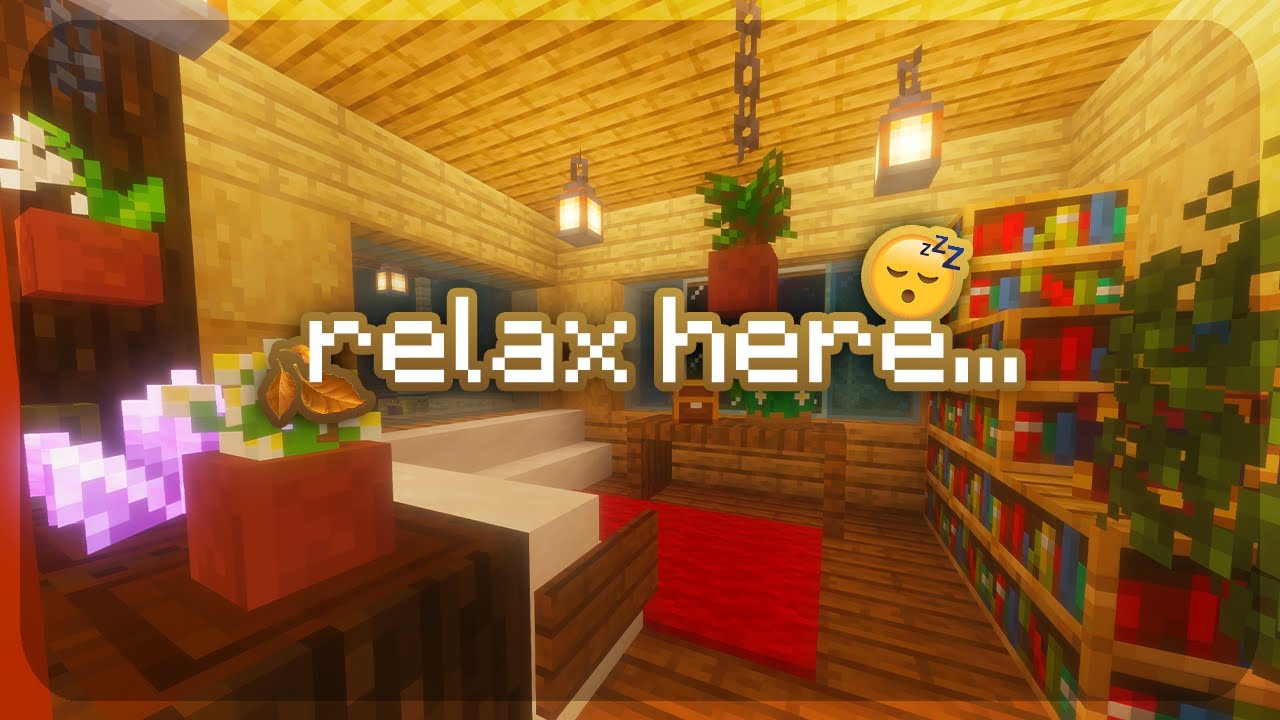 Relax Here... 😴 (Minecraft Cozy Vibes Study and Sleep ambience & C418 music)