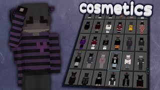 350+ Cosmetics skin pack 🔥 MCBE/MCPE 1.21+ (Works On Hive!) screenshot 5