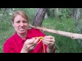 How to tie Square Lashing survival knot