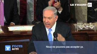 Iran Nétanyahou Sermonne Le Congrès Américain