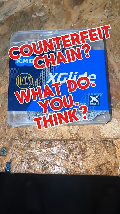 Counterfeit chain?  #cycling #kmc  #counterfeit #chain #fake #bicycle #cyclingshorts #shorts