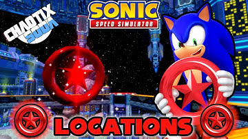 All Red Star Ring Locations in Space Colony Ark (Sonic Speed Simulator)