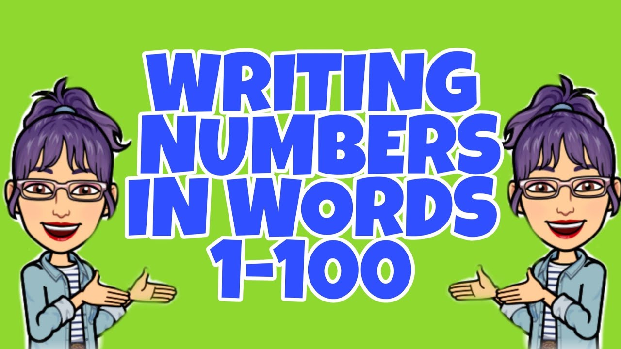 Numbers In Words mathforkids YouTube