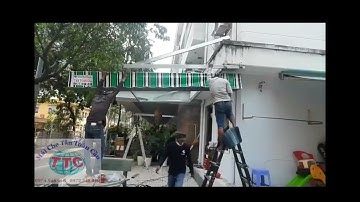 Mái xếp thi công tại chung cư Bason quận gò vấp . Mái Che Tân Toàn Cầu