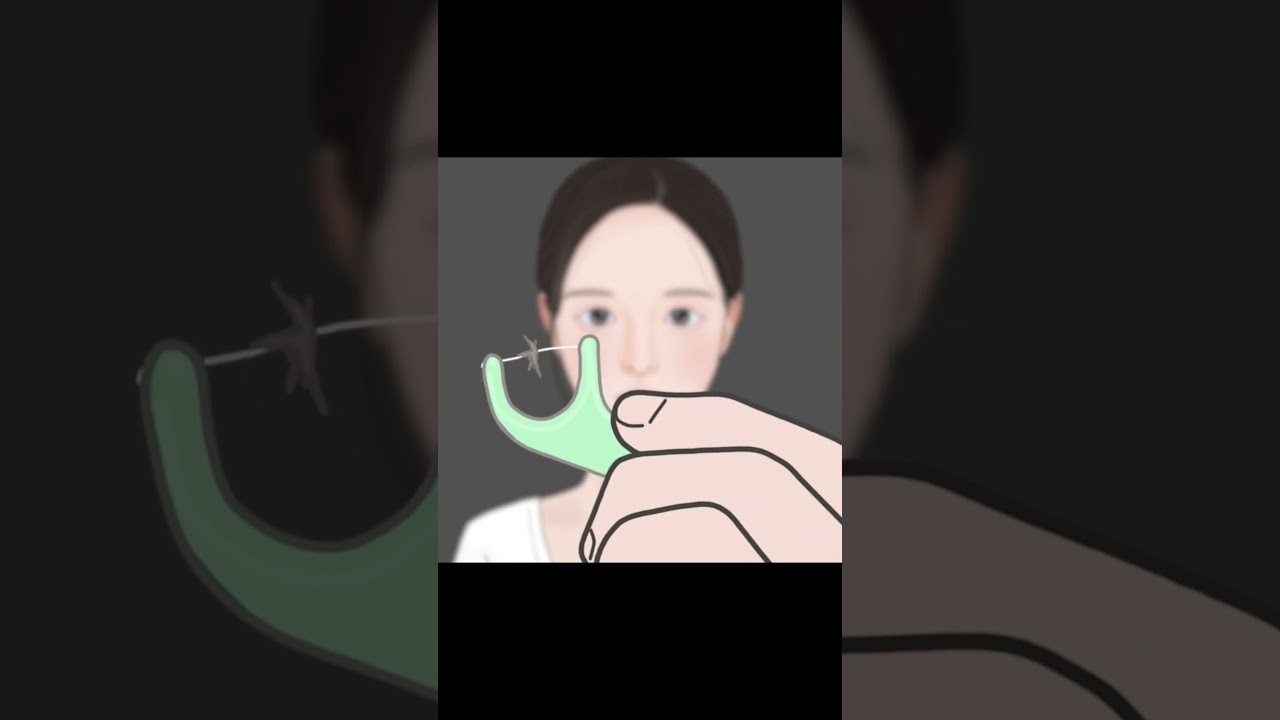*쾌감주의* 치실을 사용의 중요성!! The importance of flossing #치실 #양치 #치석