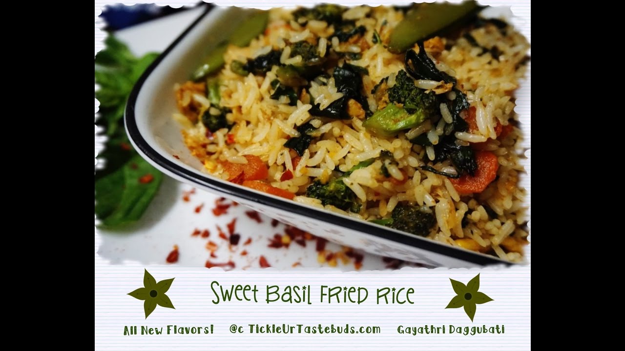 Sweet Basil Fried Rice Inspired Recipe You got this! {Recipe 14