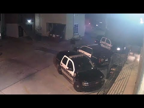Security footage of Arkansas officer being 'executed' released
