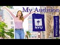 My NYU Audition + How I Got In | Musical Theatre