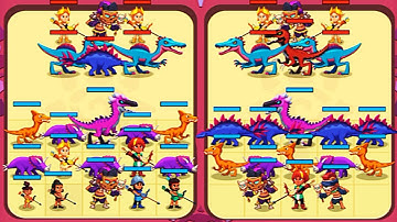 Dinosaur Merge #18 - Hypersaruss - Android Gameplay