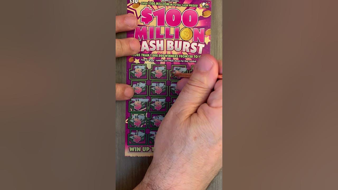 One ticket quickie ga 10 cash burst winner no 8 