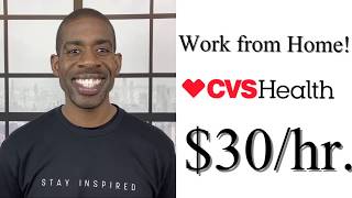 Featured Work From Home Job, $30/hr, CVSHealth Talent Acquisition Coordinator