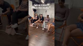 Acting class inside the studio! Wednesday with Monica Quintero.