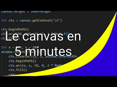 Le canvas en 5 minutes - Tutoriel HTML / JS