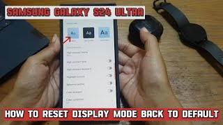 Jak zresetować tryb wyświetlania do ustawień domyślnych w Samsung Galaxy S24 Ultra screenshot 5