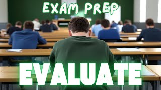 How to answer evaluate exam questions - GCSE Science