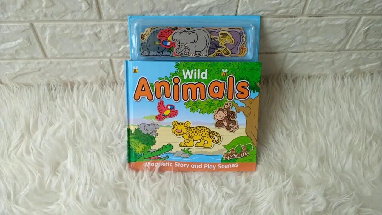 Wild Animals Story and Play Scene Book YouTube