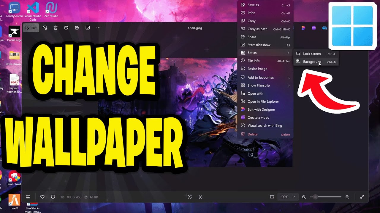 Как сменить обои на ноутбуке и ПК — самое быстрое руководство
