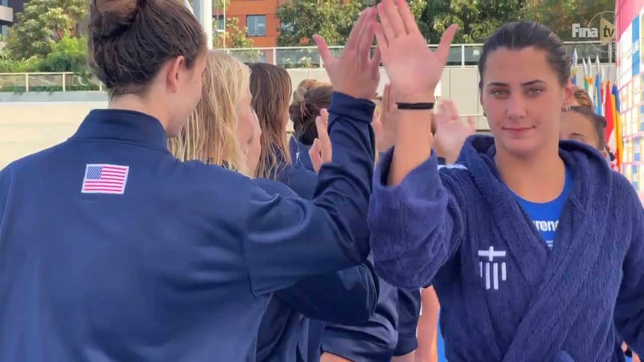 Greece USA 1514 (Highlights) FINA World Women's Youth Water Polo