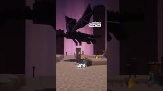 Taking Down the Ender Dragon #mrbeast #minecraft #adventure