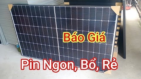 🇻🇳 Báo Giá 👉 Pin Năng Lượng Mặt Trời 385w (Mono) - Shop Solar
