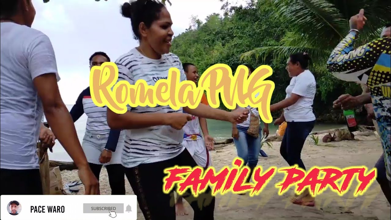 Romela PNG #Mingaf_beach #family_party