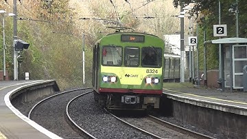 8300 Class Dart Train number 8324 - Shankill Station, Dublin