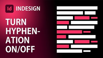 How to turn hyphenation ON/OFF in Adobe InDesign | InDesign Quick Tutorial